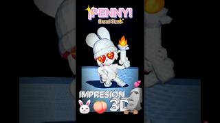 ¡Penny! 🐰 de Brawl Stars🌟✨ EN 3D ¡Impresora 3D! 🗿🔥 #brawlstars #shorts #viral #viralvideo #reels