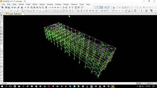 sap2000 v19 steel structural building design 04