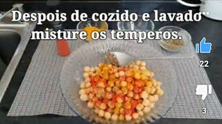 Grão de bico com mix de pimenta, açafrão e páprica defumada (Chickpea) #Shorts