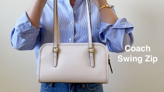 Coach Swing Zip Bag Chalk 10 Month Review