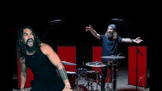 🥁 Jason Momoa Look-a-Like Plays Drums