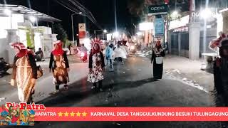 KARNAVAL DESA TANGGULKUNDUNG BESUKI TULUNGAGUNG MALAM HARI