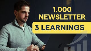 (7/7) Ich habe über 1.000 Newsletter geschrieben! ➡️ Meine Top 3 Learnings