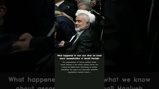 What happened in Iran and what we know about assassination of Ismail Haniyeh