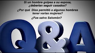 Si él la golpea a ella, ¿deberían seguir casados? . ¿Fue salvo Salomón?