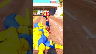 GTA V : SPIDERMAN KILL HULK | #shorts #gtav #viral