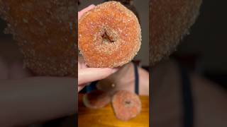 ASMR APPLE CIDER DONUTS #donuts #asmr #shorts