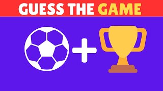 Guess the Game By Emoji | Emoji Quiz 2024