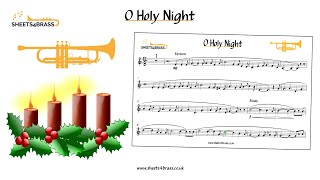 O Holy Night - Trumpet Play Along with Sheet Music