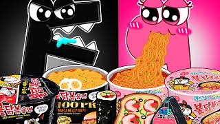 Convenience Store BLACK PINK Food x Alphabet Lore F & P Animation | ASMR |Animación española