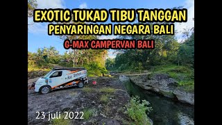 TEMPAT CAMPING YG INDAH DI TEPI SUNGAI TIBU TANGGAN PENYARINGAN  NEGARA BALI