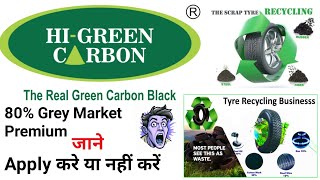 HI-Green Carbon IPO Latest Grey Market Premium क्या IPO मे Apply करें ?