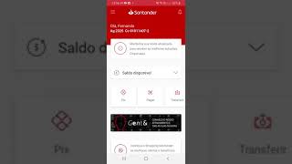 movimentando da maneira correta no santander