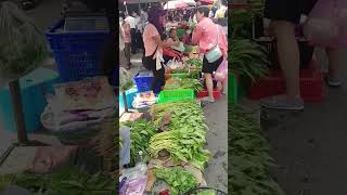 Fresh Leafy Vegetable in Taiwan Market.. #ofwtaiwan #food #vegetables