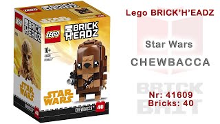 [LEGO] Star Wars Chewbacca  - Speedbuild (Brick Headz No. 41609)