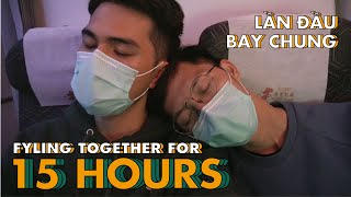 First Time Flying Together To New York | Lần Đầu Bay Chung 15 Giờ