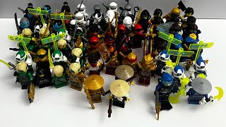 My lego ninjago minifigures ninja colection