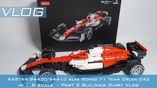 RASTAR 94400/94410 Alfa Romeo F1 Team Orlen C42 in 1:8 scale - Part 2 Building Diary Vlog