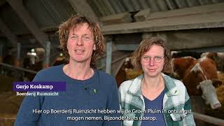 Eerste Groene Pluim Gelderland voor Boerderij Ruimzicht in Halle