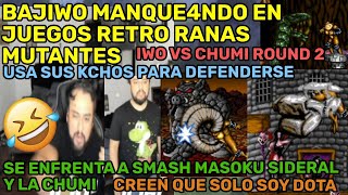 😂BAJIWO MANQUE4NDO EN JUEGOS RETRO RANAS MUTANTES😂😂USA SUS KCHOS PARA DEFENDERSE😂