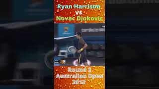 Ryan Harrison vs Novac Djokovic   Round 2 Australian Open 2013 #Shorts