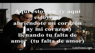 LUIS FONSI Ft. DAVID BISBAL, NOEL SCHAJRIS, ALEKS SYNTEK "Aqui Estoy Yo" (CON LETRA)