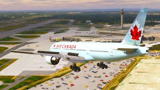 most dangerous landings Air Canada Boeing 777 at Manchester Airport