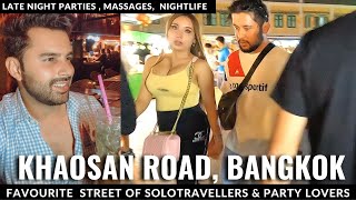 KhaoSan Road 2023 | The Best party street in Bangkok- Bangkok Nightlife