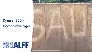 Dynajet HD-Reiniger: Reinigung von Maschinen und Beton mit 500 bar / 90 Grad #alffmietpark