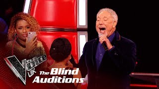 Sir Tom Jones & Bethzienna Williams' 'Cry To Me' | Blind Auditions | The Voice UK 2019