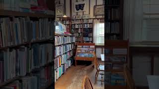 Island Library on Monhegan, Maine #maine #books #bookstagram #library #cozy #rustic #booktok