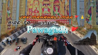 Ride to pawagadh 🚩 | part-2 #mahakalimaa #pawagadh #vadodara #groupride #jaymahakalimaa🚩🙏#mt15 #bike