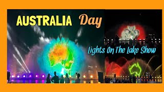 LIGHTS ON THE LAKE | LASER SHOW ON AUSTRALIA DAY IN CBR