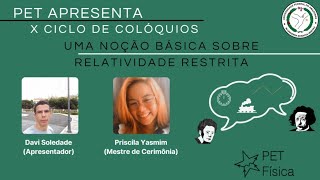 Uma noção básica sobre relatividade restrita