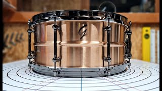 Groove Drum Co. 14x6.5" Copper Snare Drum - 3 Tunings