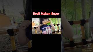 Bocil kok Kepedesan? #anakanak #makansayur #makansayurmentah