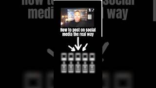 How to post on social media the real way #ytshorts #shorts #bradsmith