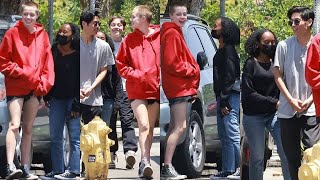 The Jolie Pitt Children Are So Tall In New Pics, So Grown Up! Shiloh, Pax, Zahara and Knox in LA