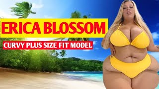 Erica Blossom Curvy Plus Size Model ✅Brand Ambassador | Curvy Models | Biography, wiki, lifestyle