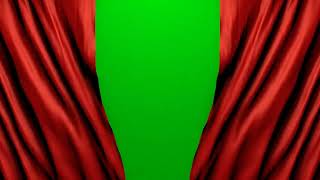 Curtains opening closing Green Screen Full HD Free template Intro Chroma key curtain fabric   YouTub