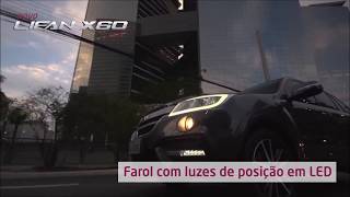 Novo Lifan X60 2018 - Faróis com luzes de posição em LED