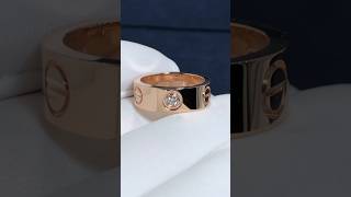 Cartier Love Series 18k Rose Gold 3 Diamonds Ring.
#cartier #goldring #diamondring #giftideas