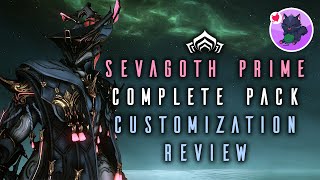 Warframe | Fashion Frame | Sevagoth Prime Access Customization Review