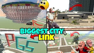 🥵 New motu patlu village+ New city link // indian bike driving 3d 🗿😎