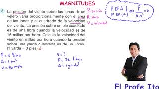 MAGNITUDES   EJERCICIOS