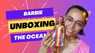 Barbie Curvy the ocean - unboxing - la barbie hecha con plástico reciclable