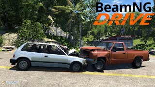 High Speed Collision On Highway #2 - BeamNG Drive / BeamNG Universal