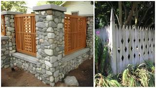 Beautiful fences and other ideas for decorating a garden plot! 130 real-life examples!