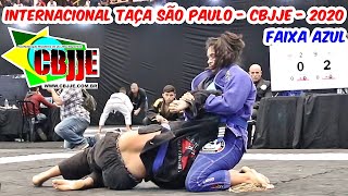 Jiu Jitsu - Faixa Azul- Feminino - CAMPEONATO INTERNACIONAL TAÇA SÃO PAULO - CBJJE - 2020