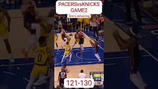 Knicks bigtime win against Pacers in game 2